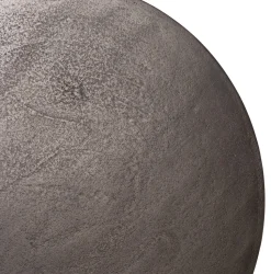 Intratuin Beistelltisch Kinzo grau / schwarz D 40 H 40 cm