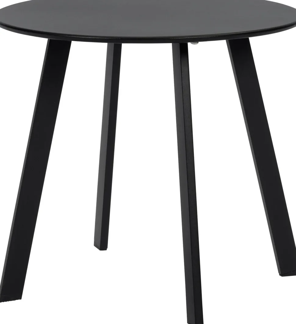 Intratuin Beistelltisch Latte schwarz D 50 cm H 45 cm