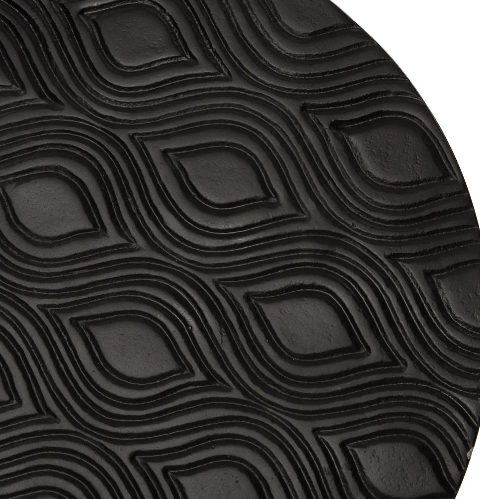 Intratuin Beistelltisch Milou schwarz D 40 H 54 cm