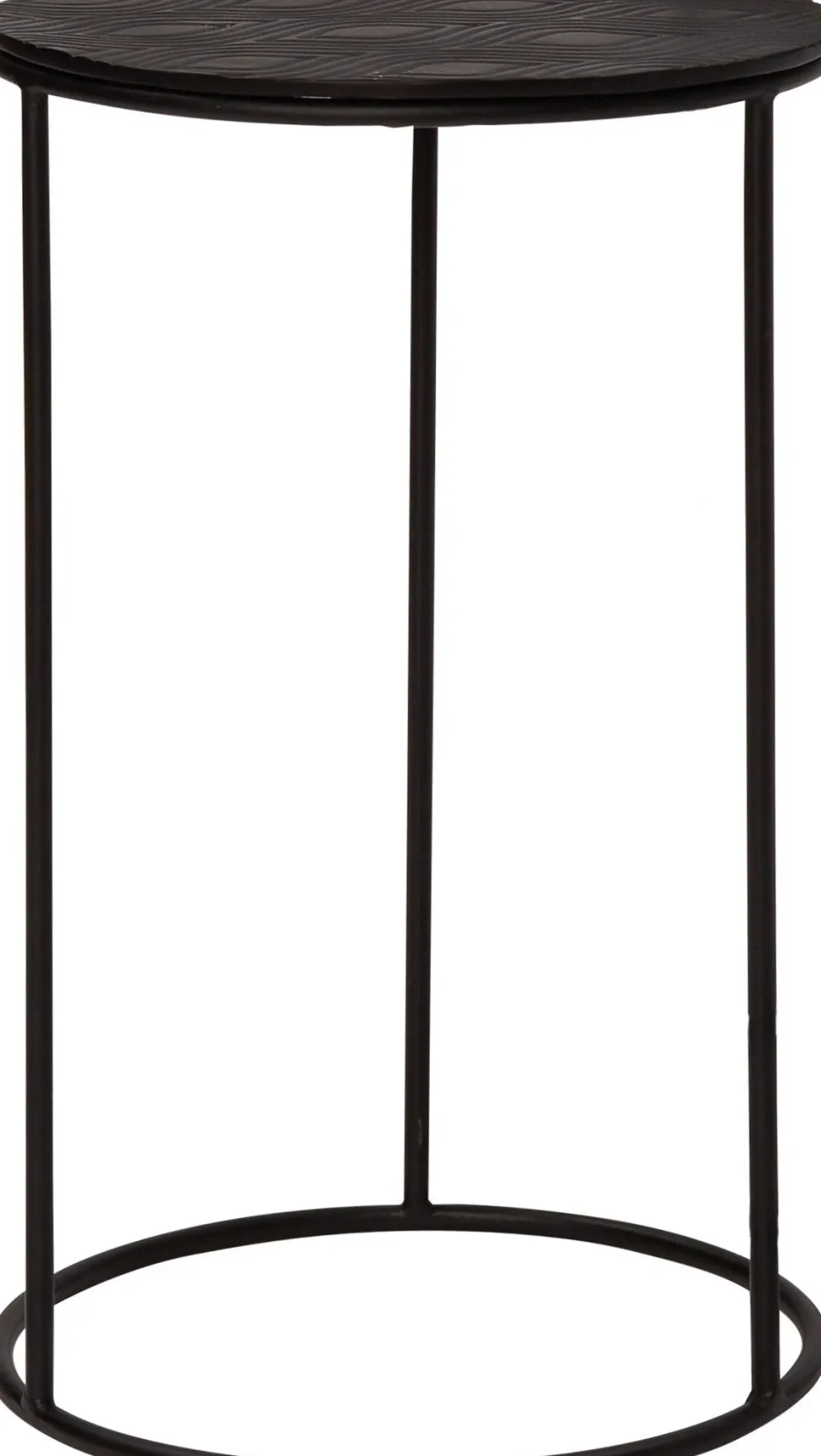 Intratuin Beistelltisch Milou schwarz D 35 H 50 cm