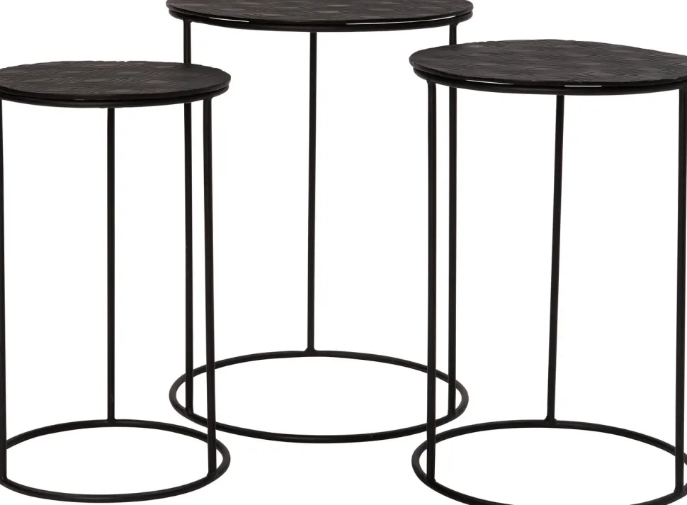 Intratuin Beistelltisch Milou schwarz D 35 H 50 cm