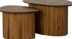 Intratuin Beistelltisch Riss naturell 60 x 48 x 36 cm