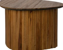 Intratuin Beistelltisch Riss naturell 80 x 59 x 41 cm