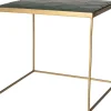 Intratuin Beistelltisch Silka grün / gold 56 x 46 x 50 cm