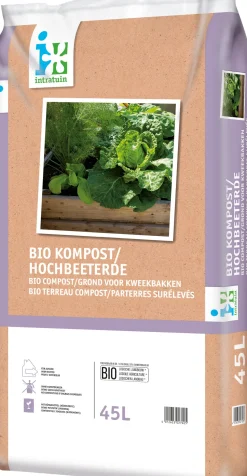 Intratuin Bio Kompost- und Hochbeeterde 45 l