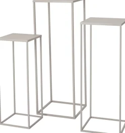 Intratuin Blumenständer Guido weiß 25 x 25 x 70 cm