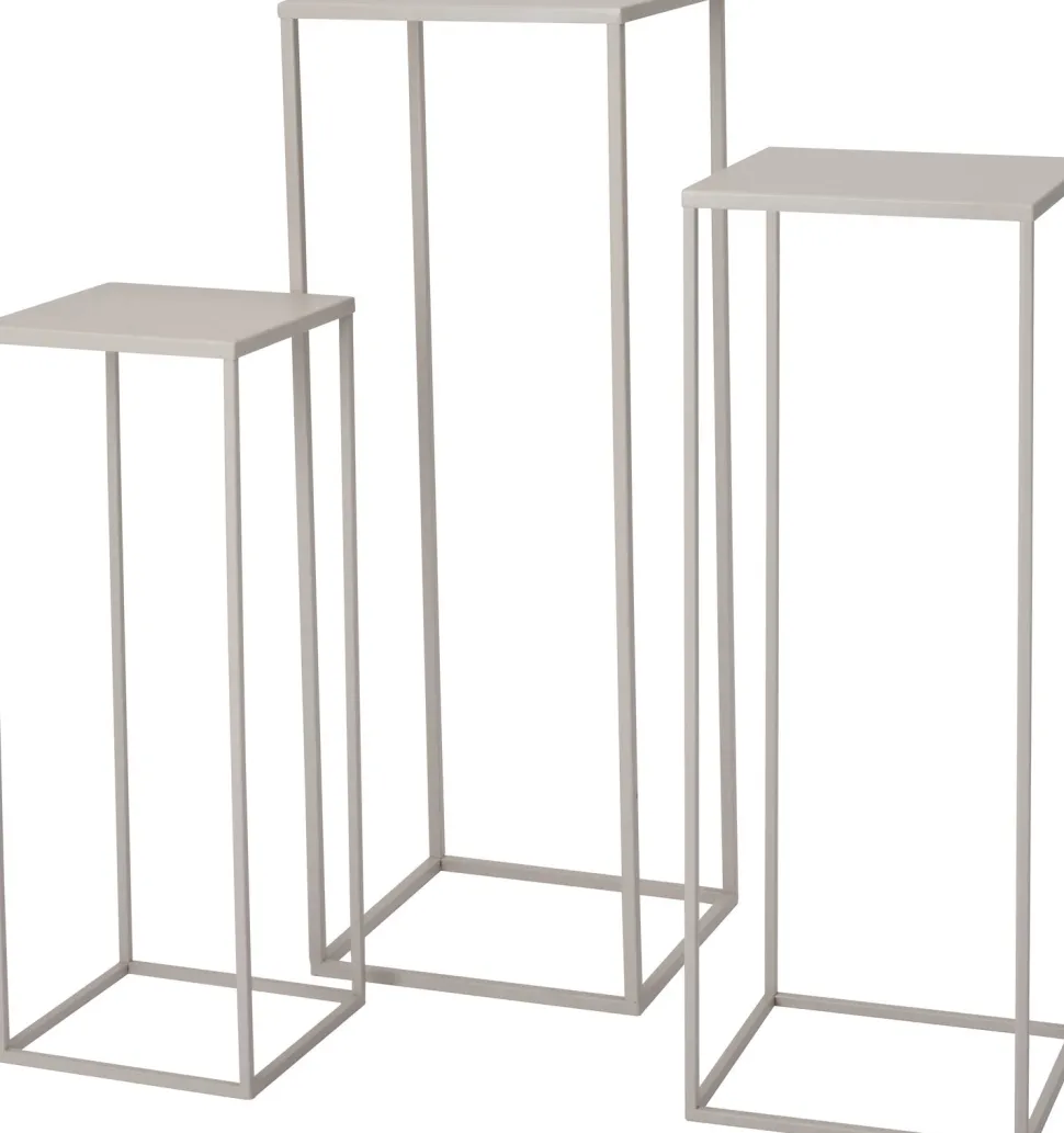 Intratuin Blumenständer Guido weiß 19 x 19 x 50 cm