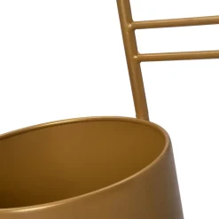 Intratuin Blumenständer Nena gold D 28 H 80 cm