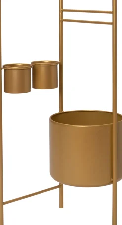 Intratuin Blumenständer Nena gold D 28 H 85 cm