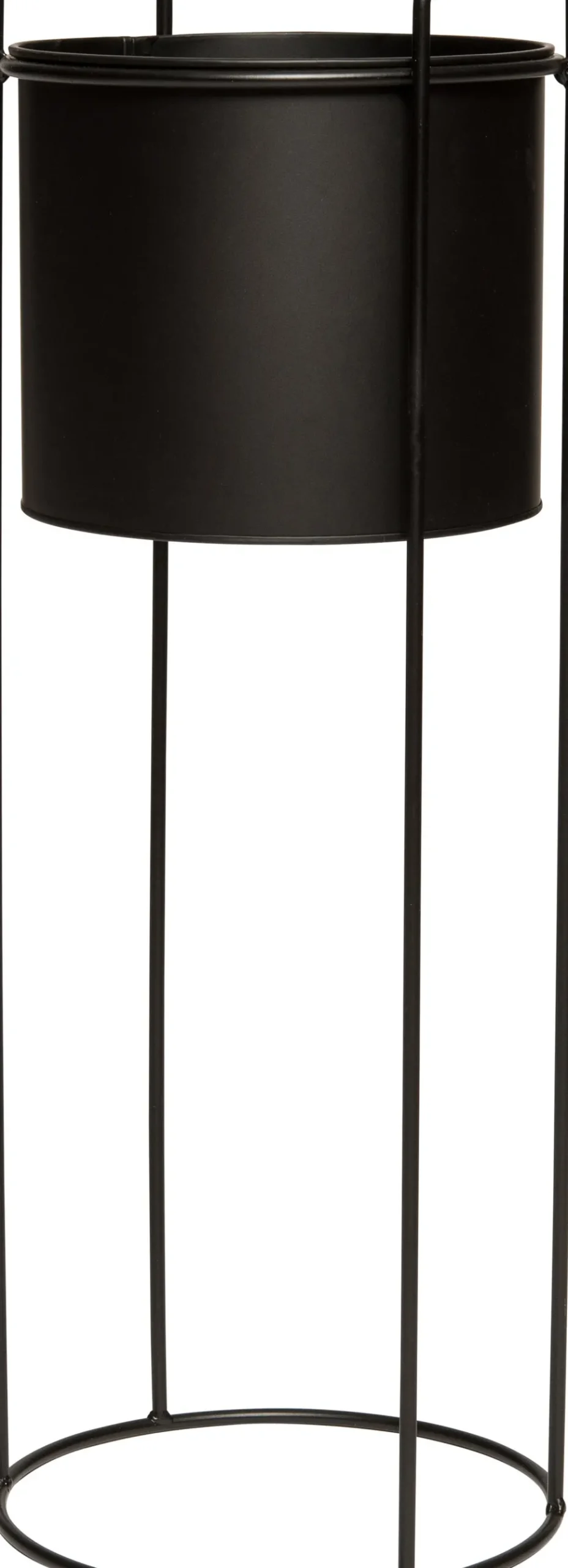 Intratuin Blumentopf auf Ständer D 23 cm H 65 cm schwarz