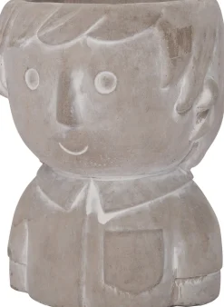 Intratuin Blumentopf Beau grau D 10,5 H 10,5 cm