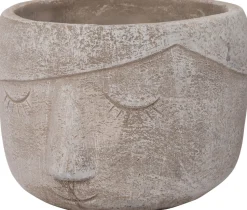 Intratuin Blumentopf Beau grau D 11,5 H 12 cm