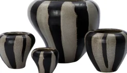 Intratuin Blumentopf Beetle braun/schwarz D 10 H 9 cm