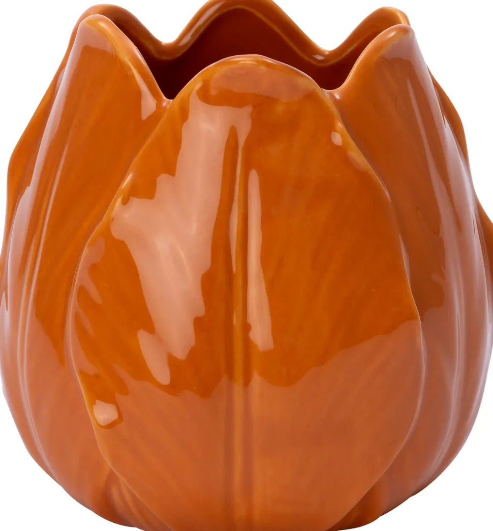 Intratuin Blumentopf Bjorn orange D 14 H 13,5 cm