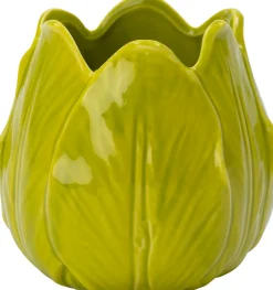 Intratuin Blumentopf Bjorn grün D 14 H 13,5 cm