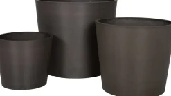 Intratuin Blumentopf Boaz grau D 30 H 26,5 cm