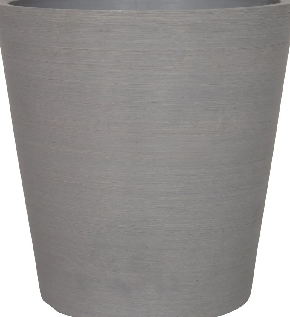 Intratuin Blumentopf Boaz hellgrau D 25 H 12,7 cm