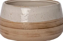 Intratuin Blumentopf Bobby braun D 23 H 11,5 cm