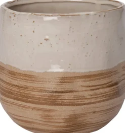 Intratuin Blumentopf Bobby braun D 18,5 H 16,5 cm