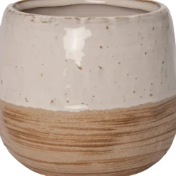 Intratuin Blumentopf Bobby braun D 14 H 12 cm