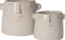 Intratuin Blumentopf Dani weiß D 14 H 10 cm