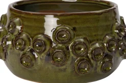 Intratuin Blumentopf Dante grün D 21,5 H 11 cm