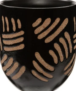 Intratuin Blumentopf Dio D 10,5 cm H 11,5 cm schwarz