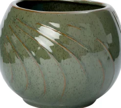 Intratuin Blumentopf Dorit grün D 17,5 H 14 cm