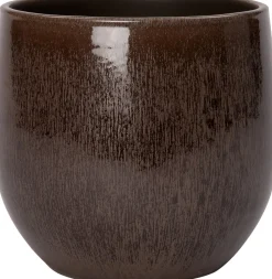 Intratuin Blumentopf Feda braun D 16 H 16 cm