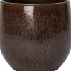 Intratuin Blumentopf Feda braun D 38 H 38 cm