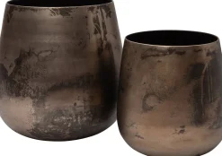 Intratuin Blumentopf Fenna kupfer D 38 H 42 cm