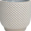 Intratuin Blumentopf Finn D 20 cm H 19 cm grau