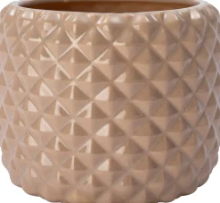 Intratuin Blumentopf Floris taupe D 16 H 14 cm