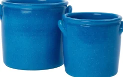 Intratuin Blumentopf Gaia D 20 H 20 cm blau