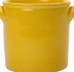 Intratuin Blumentopf Gaia D 20 H 20 cm gelb