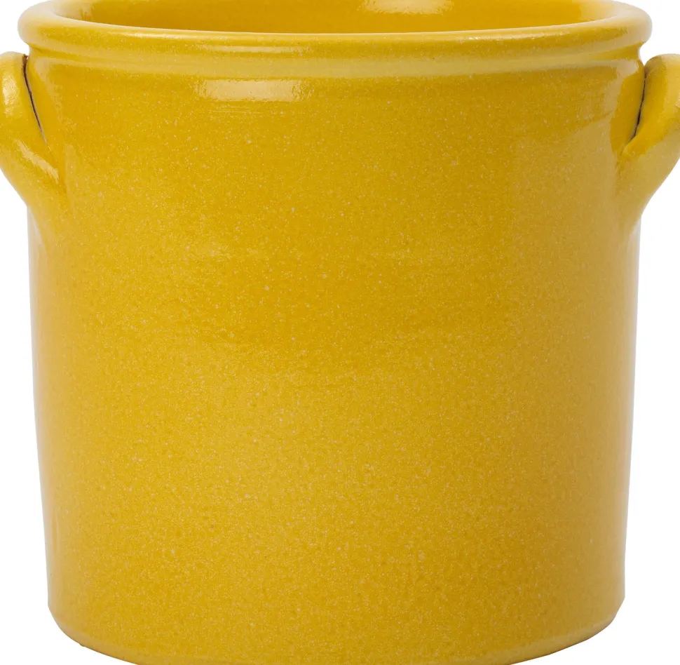 Intratuin Blumentopf Gaia D 24 H 24 cm gelb