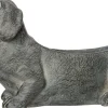 Intratuin Blumentopf Hund 51 x 17 x 30 cm grau