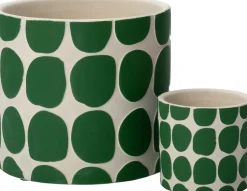 Intratuin Blumentopf Idar grün D 7 H 6,5 cm