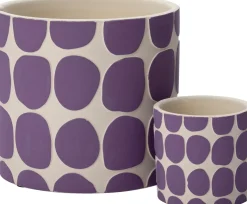 Intratuin Blumentopf Idar lila D 7 H 6,5 cm