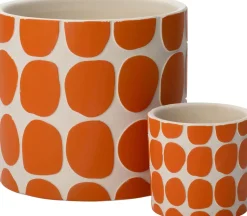 Intratuin Blumentopf Idar orange D 7 H 6,5 cm