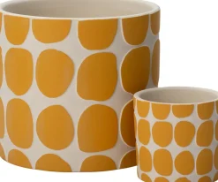 Intratuin Blumentopf Idar gelb D 7 H 6,5 cm