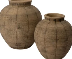 Intratuin Blumentopf Julia braun D 33,5 H 35 cm