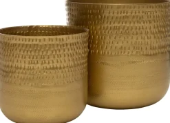 Intratuin Blumentopf Kate D 15 cm H 14 cm gold