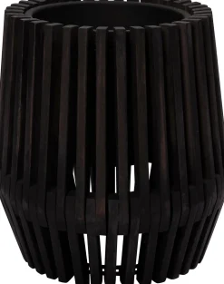Intratuin Blumentopf Latten schwarz D 39 H 40 cm