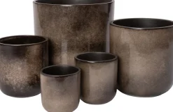 Intratuin Blumentopf Leonie braun D 23 H 25,5 cm