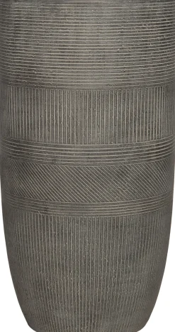Intratuin Blumentopf Lijnen D 34 cm H 63 cm grau