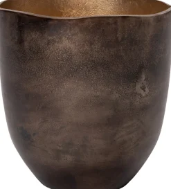 Intratuin Blumentopf Lize D 32 H 30 cm kupfer / blau