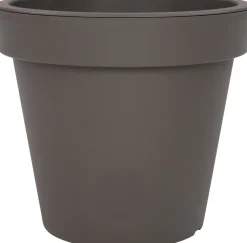 Intratuin Blumentopf Lofly 49 H 45,5 cm grau