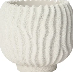 Intratuin Blumentopf Loren weiß D 21 H 19 cm