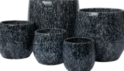 Intratuin Blumentopf Lulu blau D 16 H 14 cm